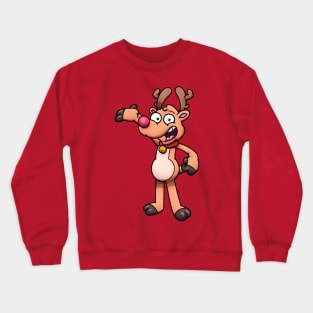 Cute Christmas Reindeer Crewneck Sweatshirt